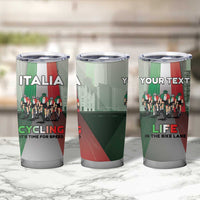 Personalized Italy Cycling Tumbler Cup Life In The Bike Lane - Wonder Print Shop