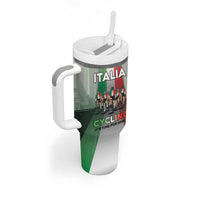 Personalized Italy Cycling Tumbler With Handle Life In The Bike Lane - Wonder Print Shop