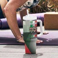 Personalized Italy Cycling Tumbler With Handle Life In The Bike Lane - Wonder Print Shop