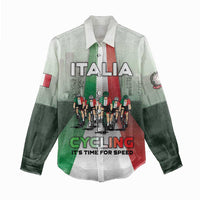 Personalized Italy Cycling Women Casual Shirt Life In The Bike Lane - Wonder Print Shop