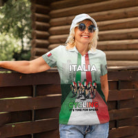Personalized Italy Cycling Women Polo Shirt Life In The Bike Lane - Wonder Print Shop