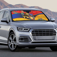 Armenia Auto Sun Shade Lion As National Symbol - Wonder Print Shop