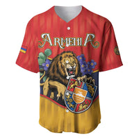 Personalized Armenia Baseball Jersey Lion As National Symbol - Wonder Print Shop