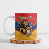 Personalized Armenia Ceramic Mug Lion As National Symbol - Wonder Print Shop