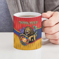 Personalized Armenia Ceramic Mug Lion As National Symbol - Wonder Print Shop