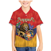 Personalized Armenia Family Matching Mermaid Dress and Hawaiian Shirt Lion As National Symbol - Wonder Print Shop