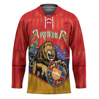 Personalized Armenia Hockey Jersey Lion As National Symbol - Wonder Print Shop