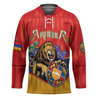 Personalized Armenia Hockey Jersey Lion As National Symbol - Wonder Print Shop