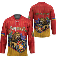 Personalized Armenia Hockey Jersey Lion As National Symbol - Wonder Print Shop