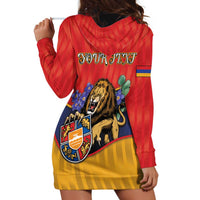 Personalized Armenia Hoodie Dress Lion As National Symbol - Wonder Print Shop