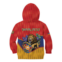 Personalized Armenia Kid Hoodie Lion As National Symbol - Wonder Print Shop