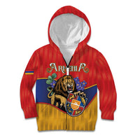 Personalized Armenia Kid Hoodie Lion As National Symbol - Wonder Print Shop