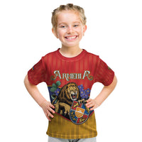 Personalized Armenia Kid T Shirt Lion As National Symbol - Wonder Print Shop