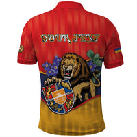 Personalized Armenia Polo Shirt Lion As National Symbol - Wonder Print Shop