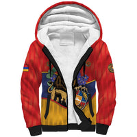 Personalized Armenia Sherpa Hoodie Lion As National Symbol - Wonder Print Shop