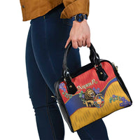 Armenia Shoulder Handbag Lion As National Symbol - Wonder Print Shop