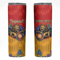 Personalized Armenia Skinny Tumbler Lion As National Symbol - Wonder Print Shop