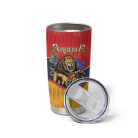Personalized Armenia Tumbler Cup Lion As National Symbol - Wonder Print Shop