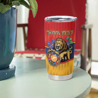 Personalized Armenia Tumbler Cup Lion As National Symbol - Wonder Print Shop
