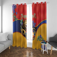 Armenia Window Curtain Lion As National Symbol - Wonder Print Shop