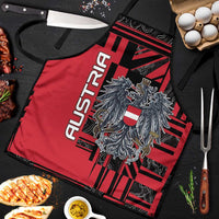 Austria Apron Black Eagle Badge With Patterns - Wonder Print Shop