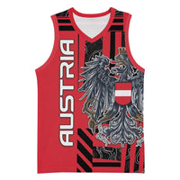 Personalized Austria Basketball Jersey Black Eagle Badge With Patterns - Wonder Print Shop