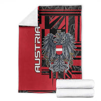 Austria Blanket Black Eagle Badge With Patterns - Wonder Print Shop