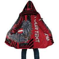 Personalized Austria Cloak Black Eagle Badge With Patterns - Wonder Print Shop