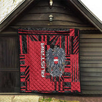 Austria Quilt Black Eagle Badge With Patterns - Wonder Print Shop