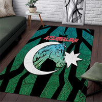 Azerbaijan Area Rug Karabakh Horse Tattoo - Wonder Print Shop