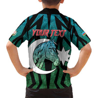 Personalized Azerbaijan Hawaiian Shirt Karabakh Horse Tattoo - Wonder Print Shop