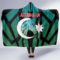 Azerbaijan Hooded Blanket Karabakh Horse Tattoo - Wonder Print Shop