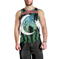 Personalized Azerbaijan Men Tank Top Karabakh Horse Tattoo - Wonder Print Shop