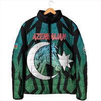 Personalized Azerbaijan Padded Jacket Karabakh Horse Tattoo - Wonder Print Shop