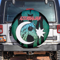 Azerbaijan Spare Tire Cover Karabakh Horse Tattoo - Wonder Print Shop