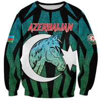Personalized Azerbaijan Sweatshirt Karabakh Horse Tattoo - Wonder Print Shop