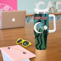 Personalized Azerbaijan Tumbler With Handle Karabakh Horse Tattoo - Wonder Print Shop