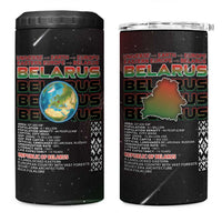 Belarus 4 in 1 Can Cooler Tumbler Information From The Universe - Wonder Print Shop