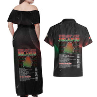 Belarus Couples Matching Off Shoulder Maxi Dress and Hawaiian Shirt Information From The Universe - Wonder Print Shop