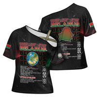 Belarus Cross Shoulder Shirt Information From The Universe - Wonder Print Shop