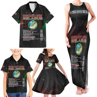 Belarus Family Matching Tank Maxi Dress and Hawaiian Shirt Information From The Universe - Wonder Print Shop