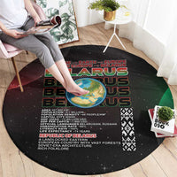 Belarus Round Carpet Information From The Universe - Wonder Print Shop
