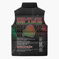 Belarus Sleeveless Puffer Jacket Information From The Universe - Wonder Print Shop