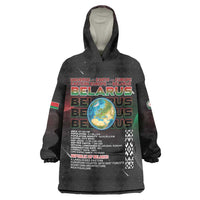 Belarus Wearable Blanket Hoodie Information From The Universe - Wonder Print Shop