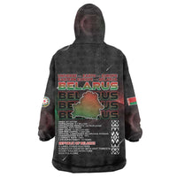 Belarus Wearable Blanket Hoodie Information From The Universe - Wonder Print Shop