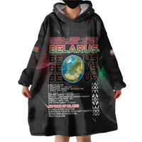 Belarus Wearable Blanket Hoodie Information From The Universe - Wonder Print Shop