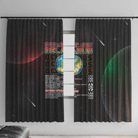 Belarus Window Curtain Information From The Universe - Wonder Print Shop