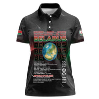 Belarus Women Polo Shirt Information From The Universe - Wonder Print Shop