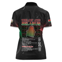 Belarus Women Polo Shirt Information From The Universe - Wonder Print Shop