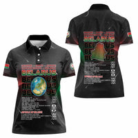 Belarus Women Polo Shirt Information From The Universe - Wonder Print Shop